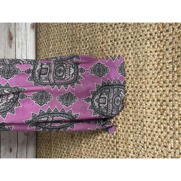 Anthropologie Maeve Annas boho purple flowy silk chiffon maxi dress Size XS - Picture 4 of 9